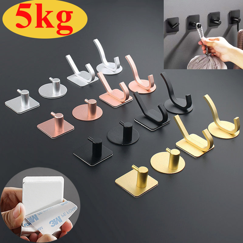 Robe Hook Adhesive - Multi-purpose Wall Hook Door Keys Cloth
