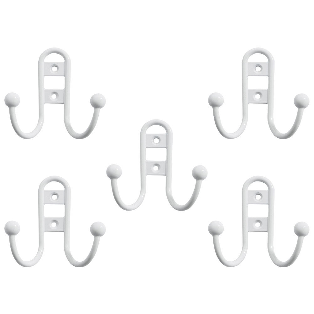 Home Bathroom Door - 5Pcs Premium Zinc Alloy Wall Hooks