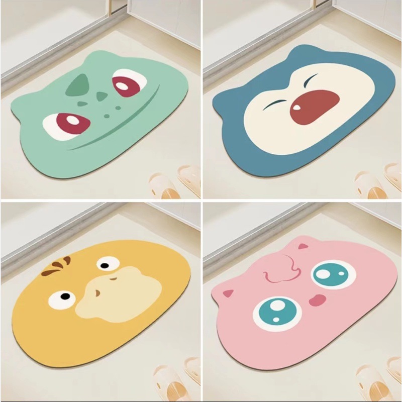 Zara Home Bathroom Rug - VIKAMA Alien Cartoon Diatom Mud Bedroom