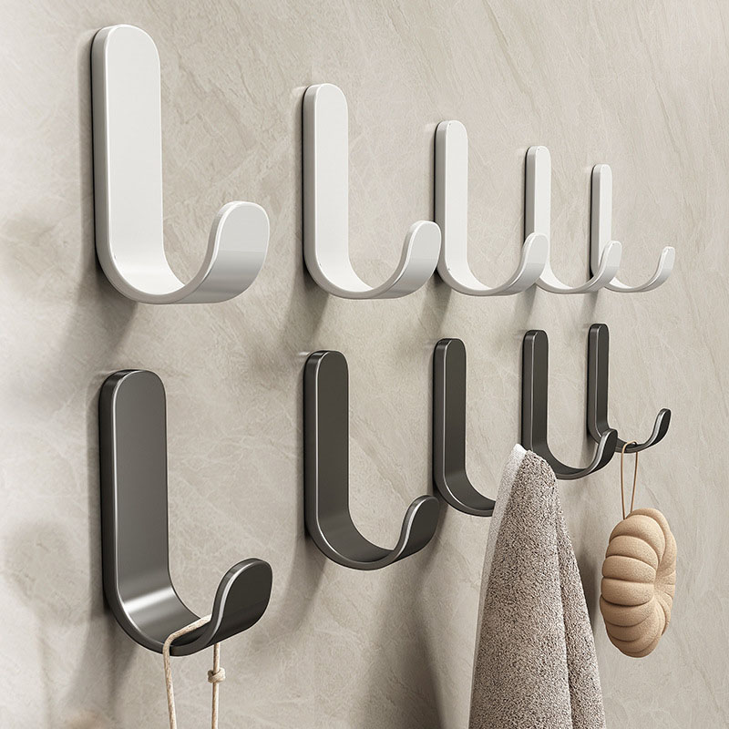 Robe Hook Adhesive - Self Adhesive Strong Wall Hooks Towel