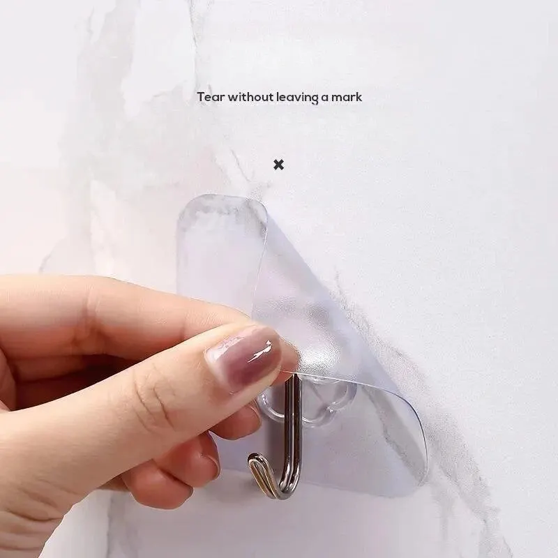 1-10PCS Transparent Stainless  - Robe Hook Adhesive recensie en prijs