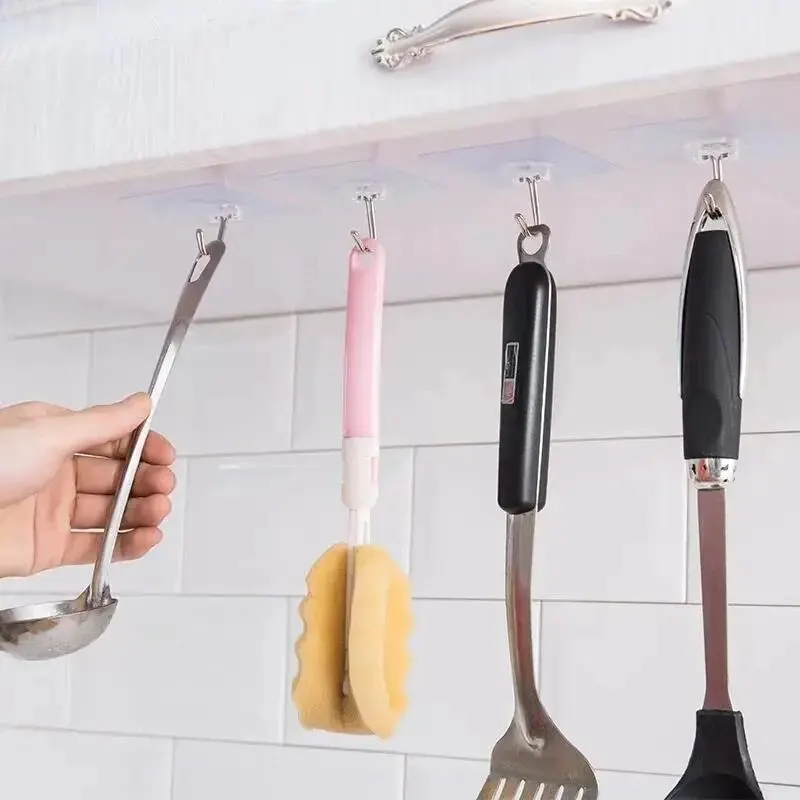 1-10PCS Transparent Stainless  - Robe Hook Adhesive recensie en prijs