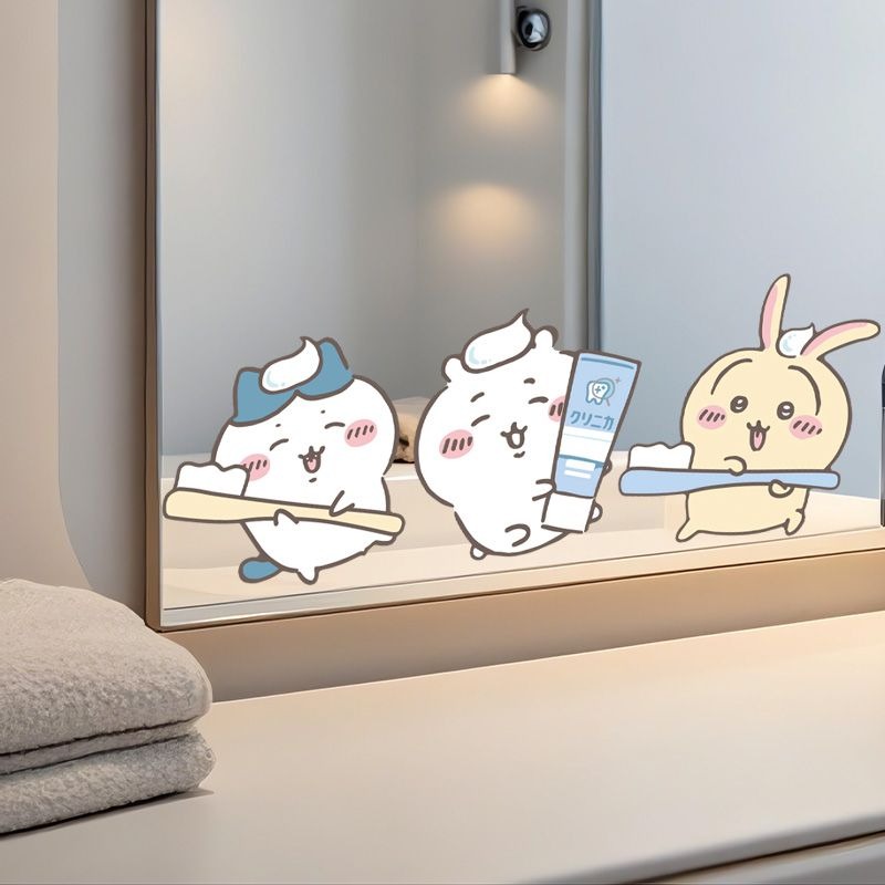 Hot Chiikawa Mirror Stickers S - Home Goods Bathroom Decor recensie en prijs