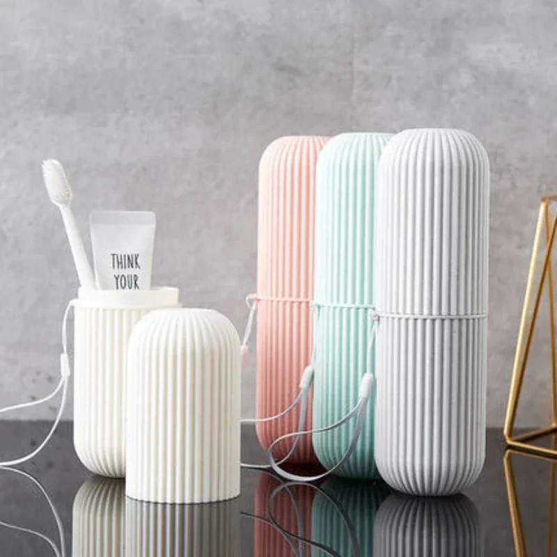 Travel Toothbrush Cup Box Roun - Home Goods Bathroom Storage recensie en prijs