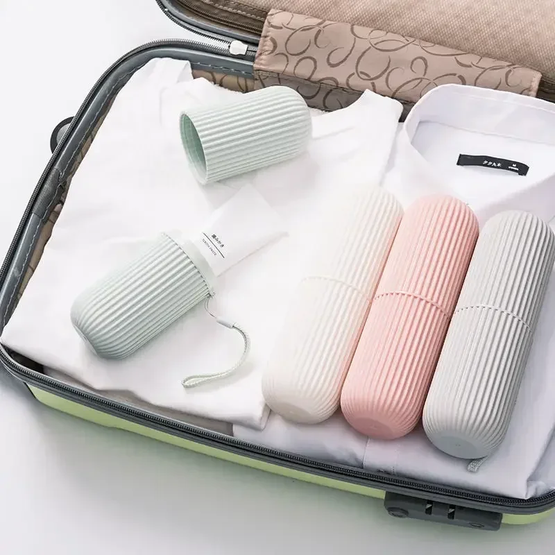 Travel Toothbrush Cup Box Roun - Home Goods Bathroom Storage recensie en prijs