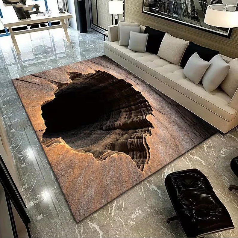 3D Carpet Illusion Design with - Home Goods Bathroom Decor recensie en prijs