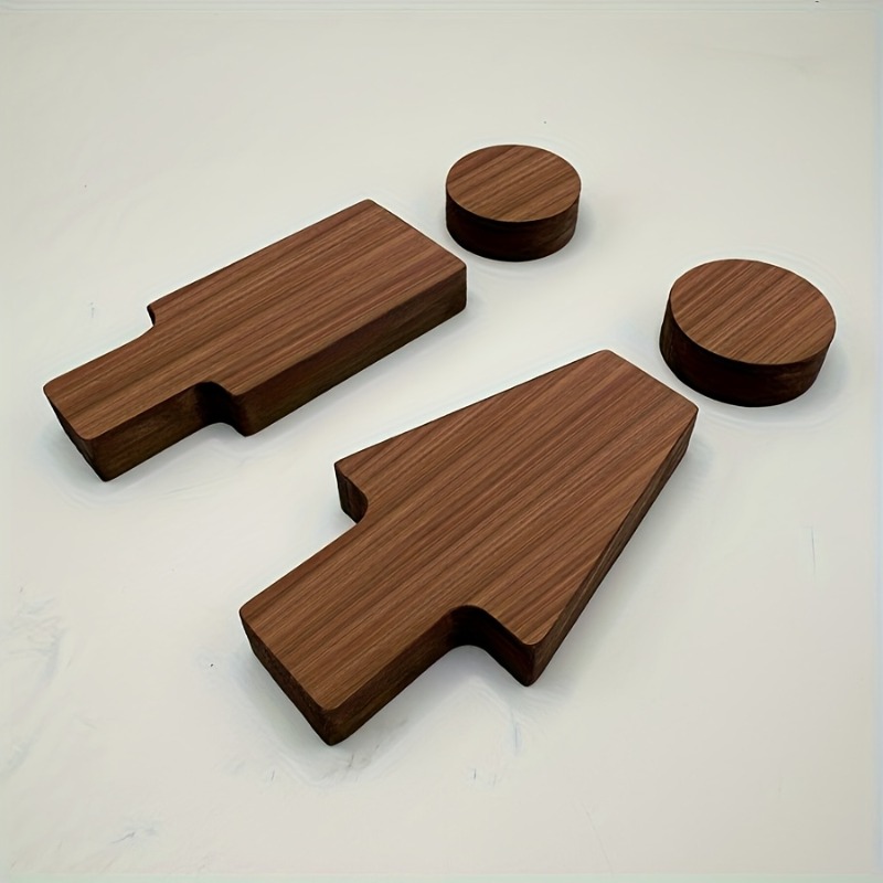 2PCS Wooden Bathroom Sign for  - Home Bathroom Door recensie en prijs
