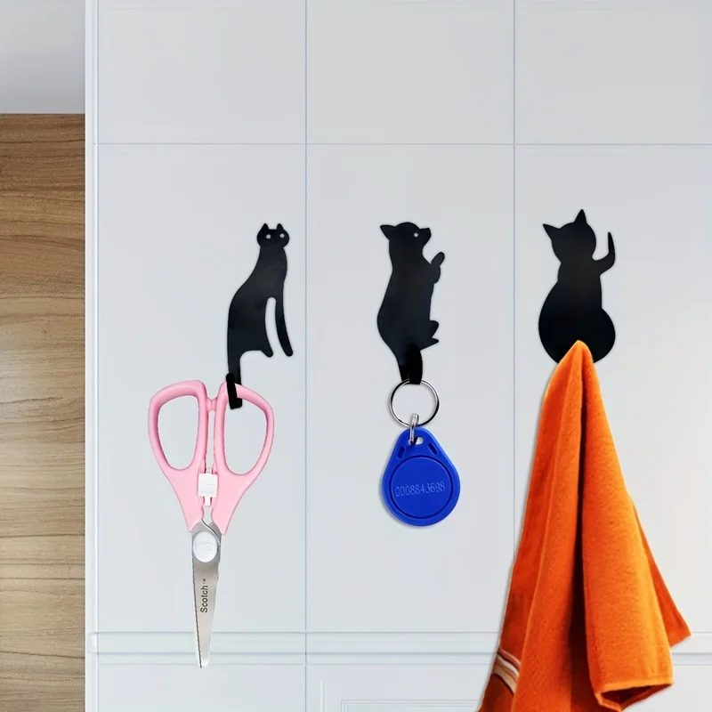 HelloYoung 3pcs/Set Cute Cat D - Robe Hook Adhesive recensie en prijs