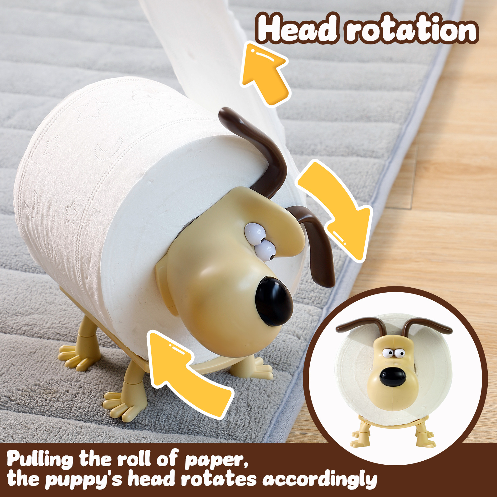 Puppy Toilet Holder Home Decor - Home Goods Bathroom Decor recensie en prijs