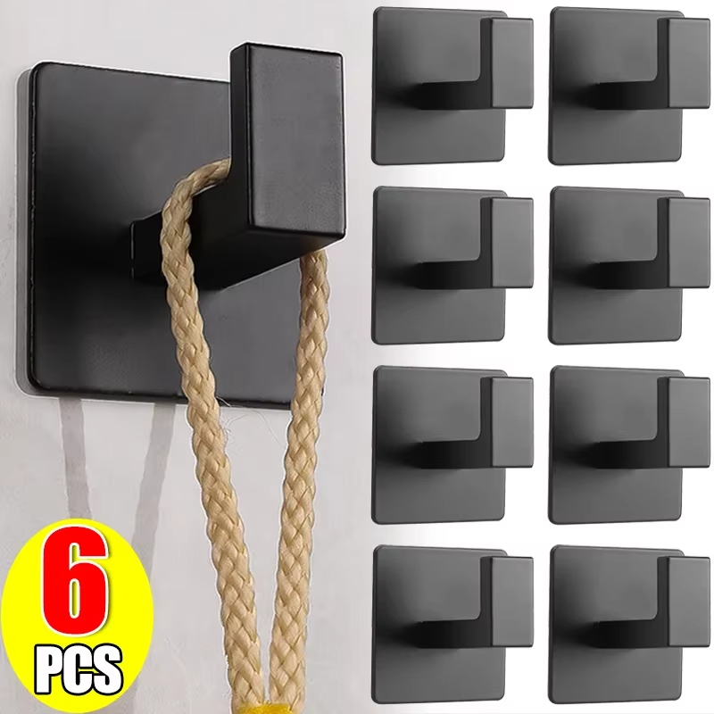 1/6Pcs Strong Self-Adhesive Wa - Robe Hook Adhesive recensie en prijs