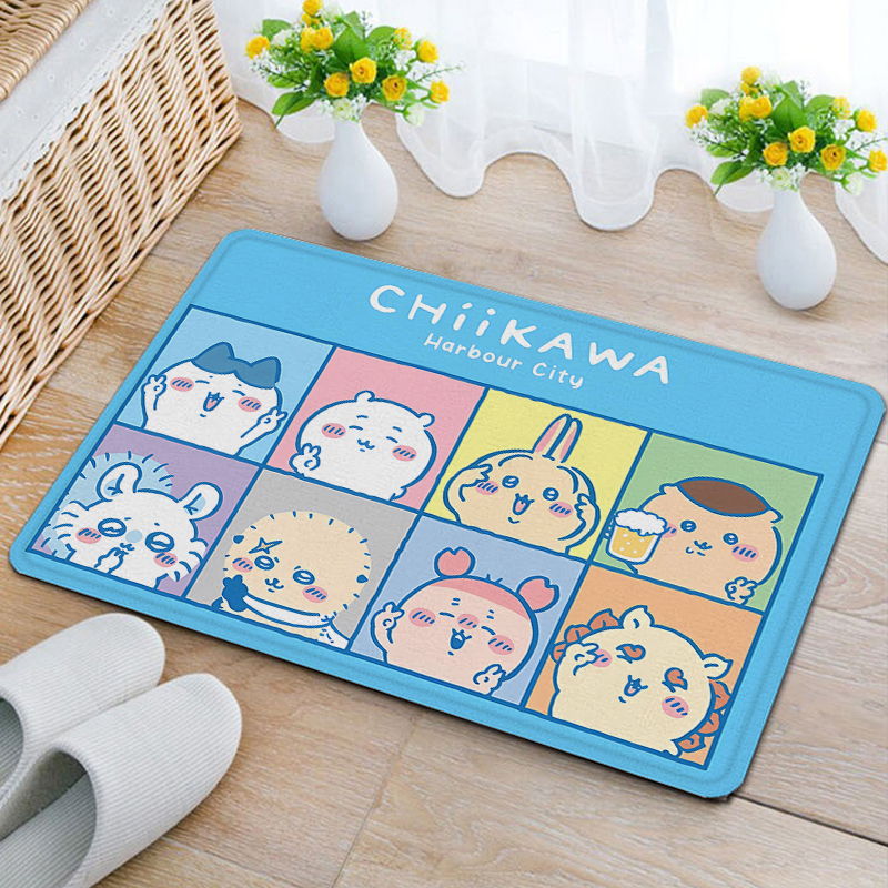 Anime Chiikawas Flannel Carpet - Home Goods Bathroom Decor recensie en prijs