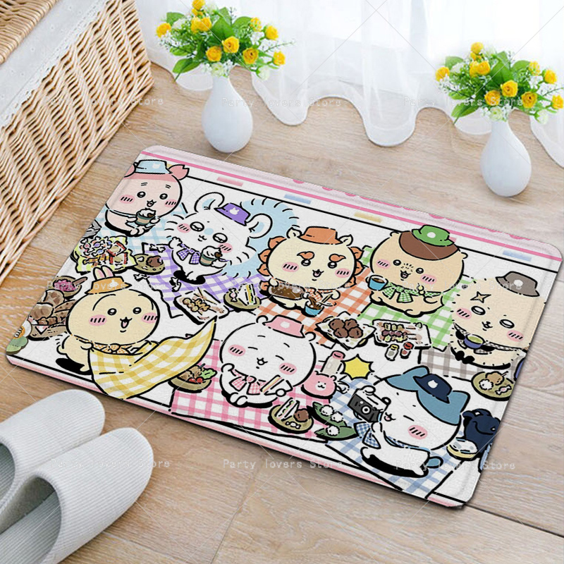Anime Chiikawas Flannel Carpet - Home Goods Bathroom Decor recensie en prijs