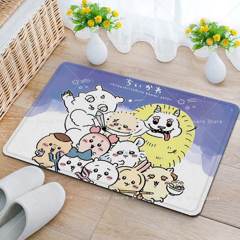 Anime Chiikawas Flannel Carpet - Home Goods Bathroom Decor recensie en prijs