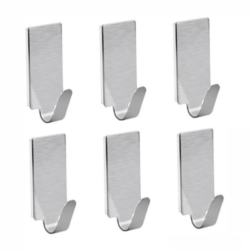 5PCS Stainless Steel Self Adhe - Robe Hook Adhesive recensie en prijs