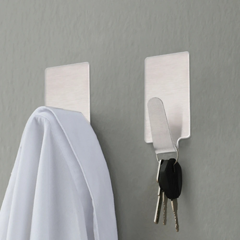 5PCS Stainless Steel Self Adhe - Robe Hook Adhesive recensie en prijs