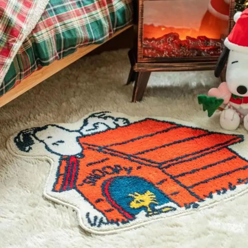 Lovely Snoopy Cartoon Floor Ma - Home Bathroom Door recensie en prijs