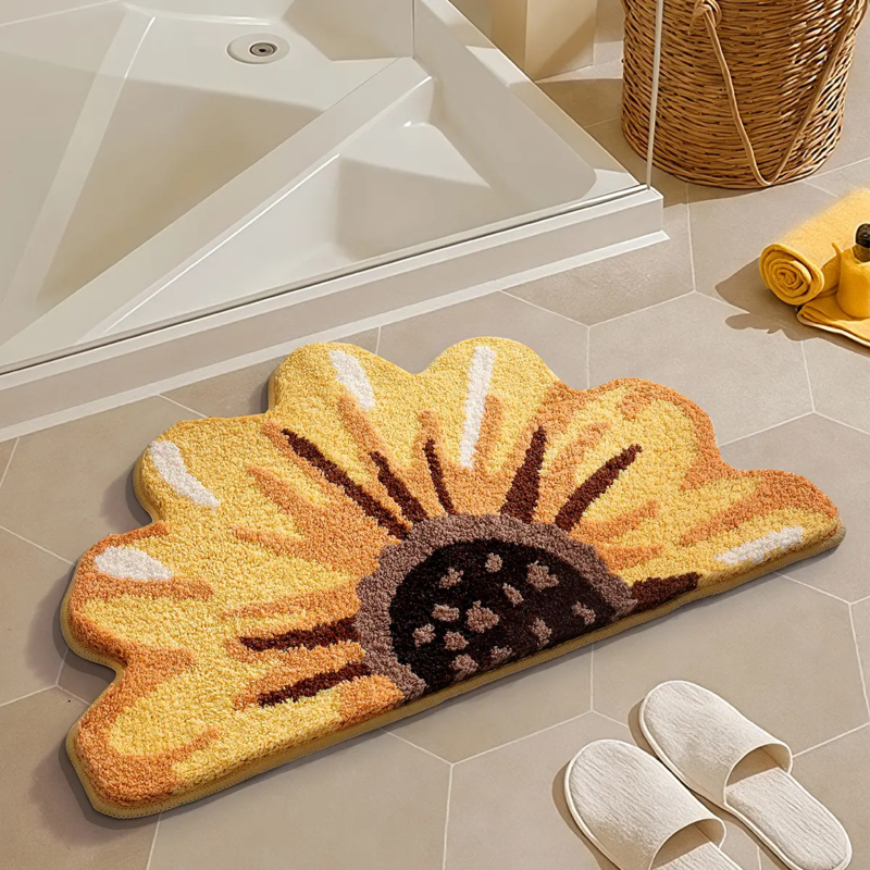 VIKAMA Tropical Green Leaf Bat - Zara Home Bathroom Rug recensie en prijs