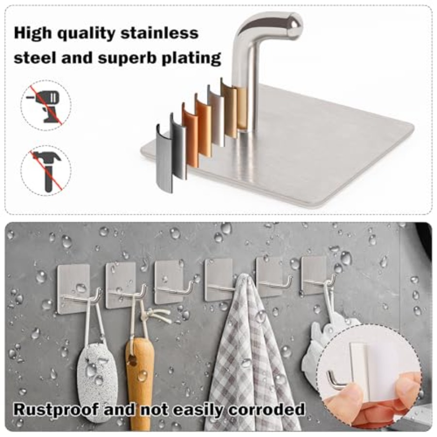 Adhesive Towel Hooks 304 Stain - Robe Hook Adhesive recensie en prijs