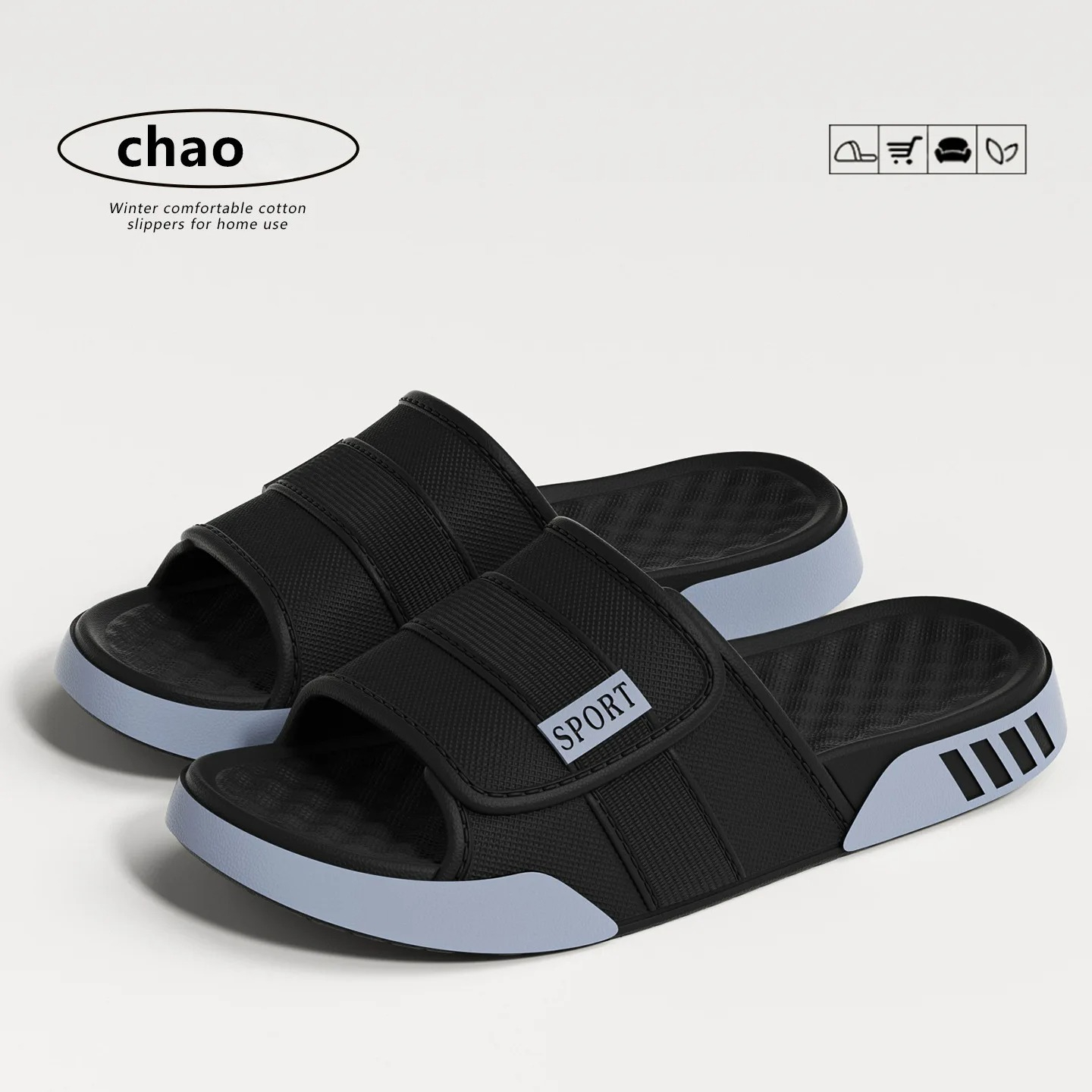 EVA Men's Slip-On Shoes Comfor - Home Bathroom Wear recensie en prijs