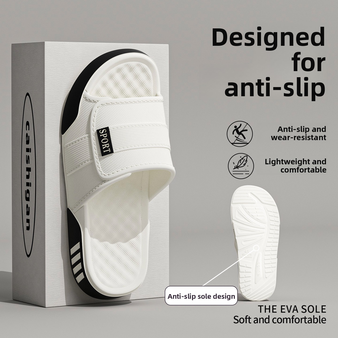 EVA Men's Slip-On Shoes Comfor - Home Bathroom Wear recensie en prijs