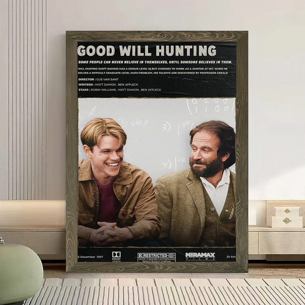 Good Will Hunting Movie Canvas - Home Goods Bathroom Decor recensie en prijs