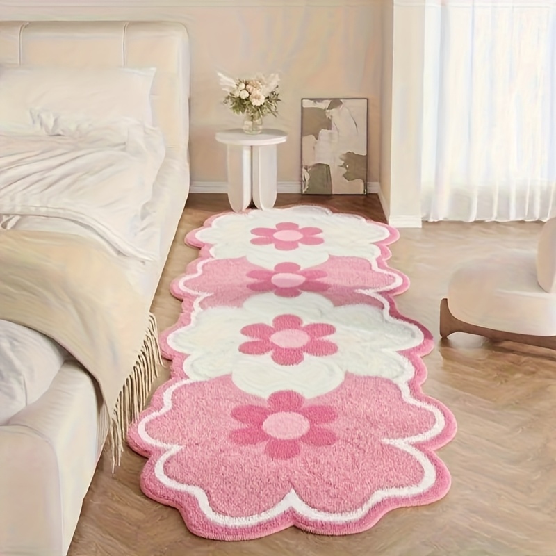 VIKAMA Cute Pink Flower Shaped - Zara Home Bathroom Rug recensie en prijs