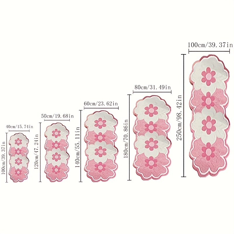 VIKAMA Cute Pink Flower Shaped - Zara Home Bathroom Rug recensie en prijs