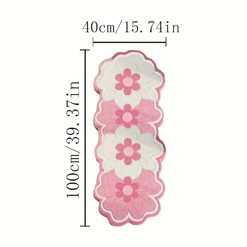 VIKAMA Cute Pink Flower Shaped - Zara Home Bathroom Rug recensie en prijs