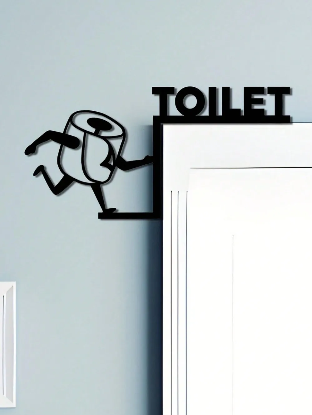 Humorous Toilet Paper Out Meta - Home Bathroom Door recensie en prijs