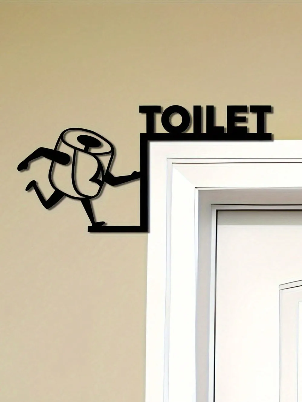 Humorous Toilet Paper Out Meta - Home Bathroom Door recensie en prijs