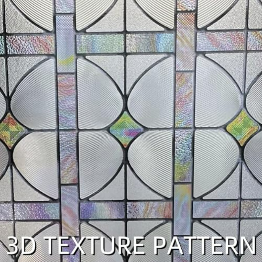 3D Stained Glass Window Film,  - Home Bathroom Door recensie en prijs