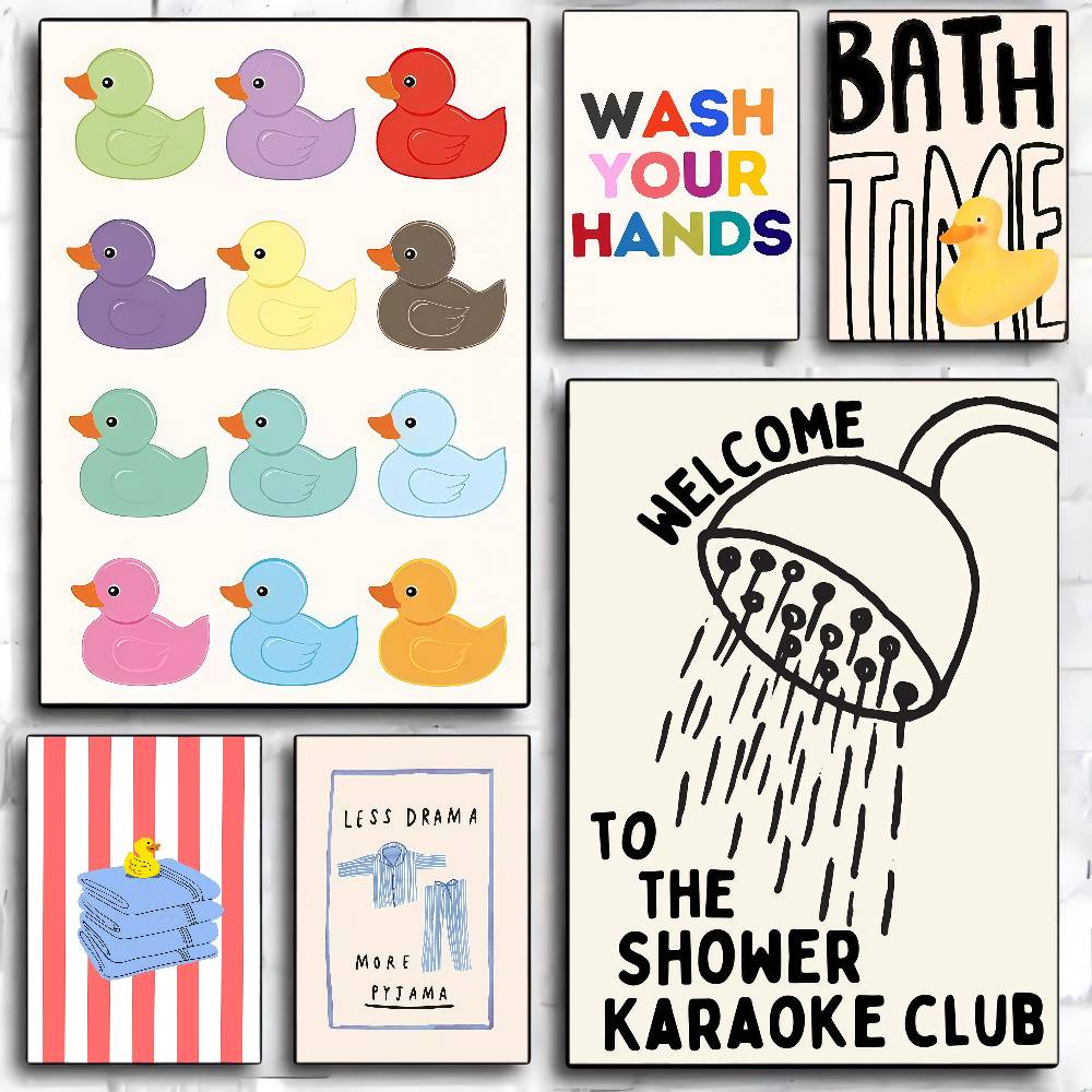 1pc frameless Funny Bathroom R - Home Goods Bathroom Decor recensie en prijs