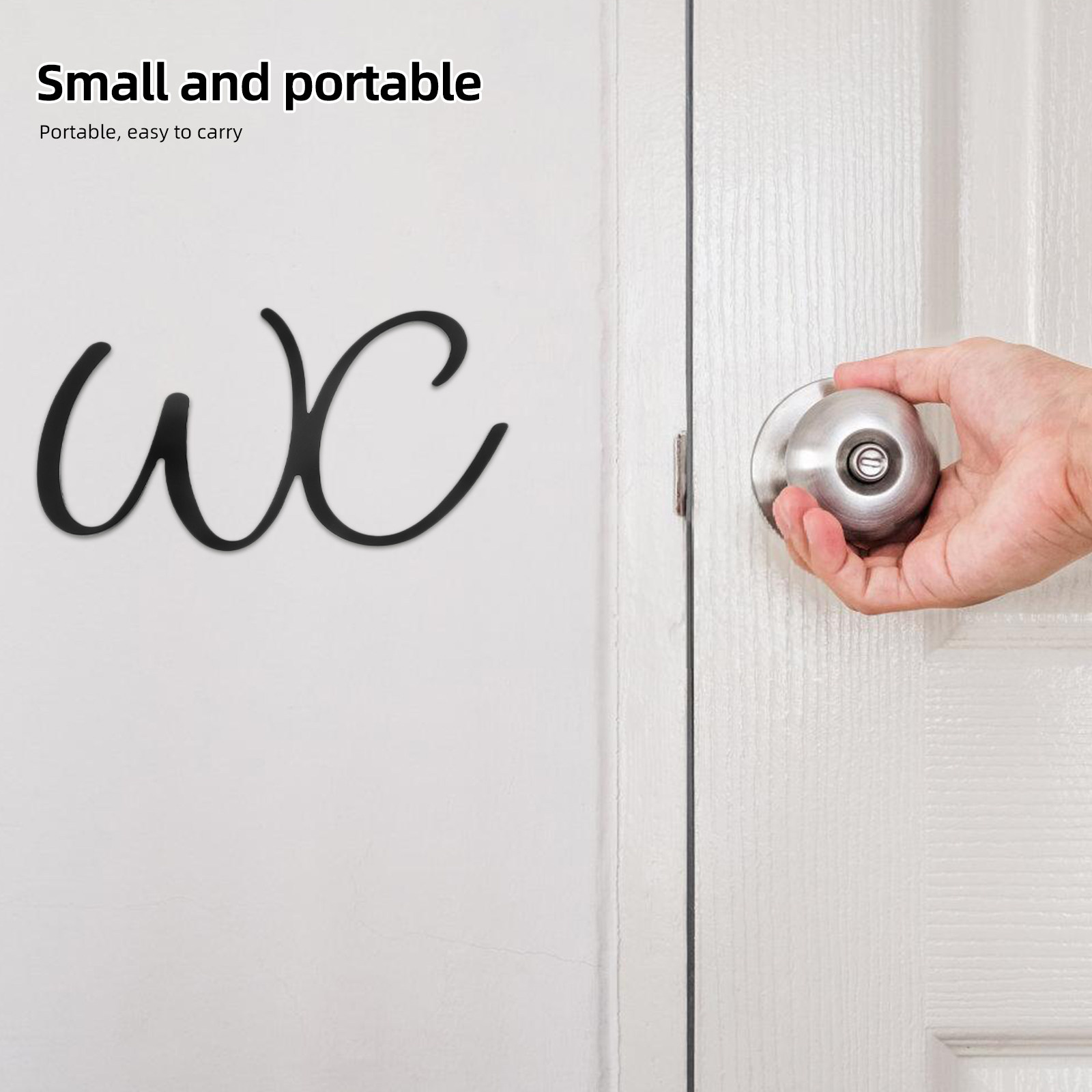 Bathroom Sign Toilet Door Iron - Home Bathroom Door recensie en prijs