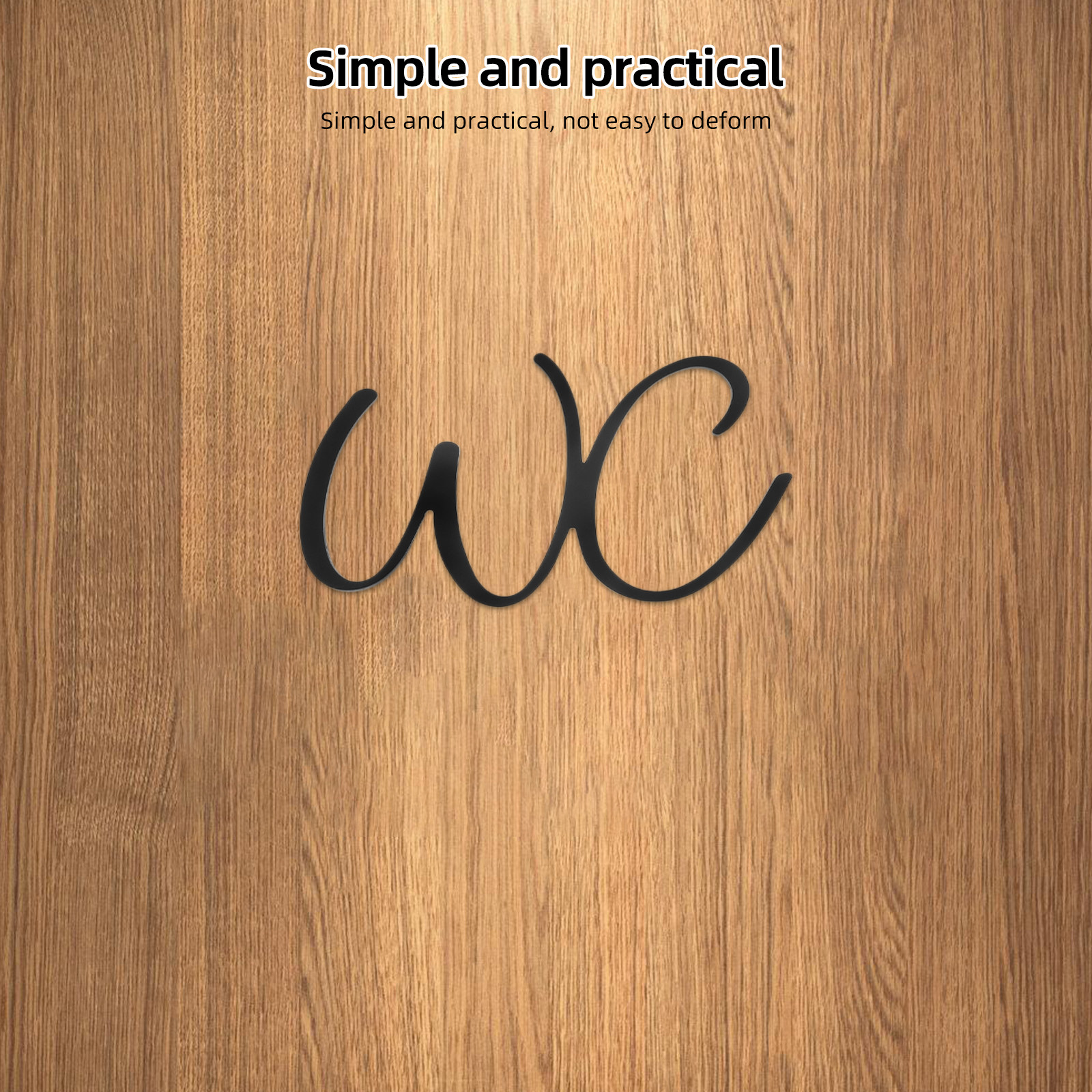 Bathroom Sign Toilet Door Iron - Home Bathroom Door recensie en prijs