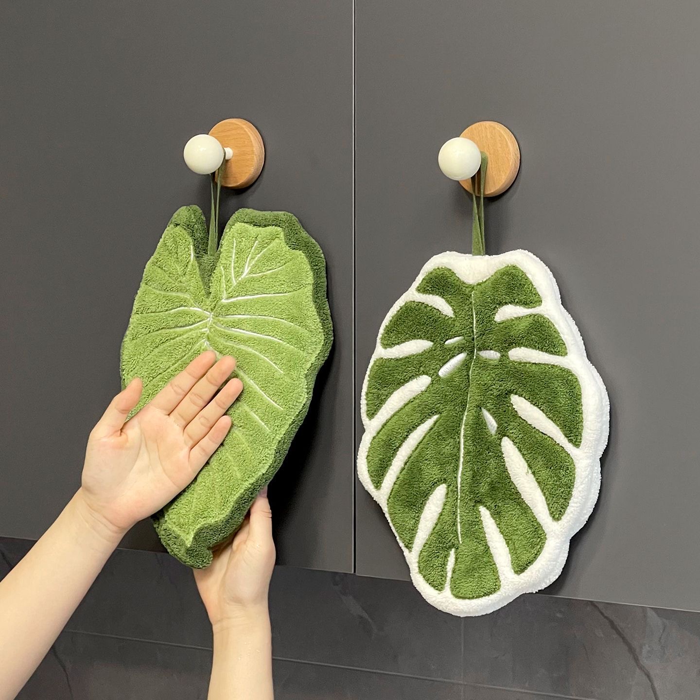 Cute Turtle Back Leaf Hand Tow - Home Goods Bathroom Decor recensie en prijs