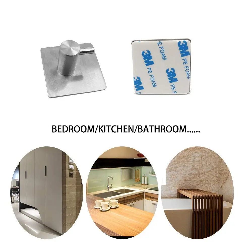Stainless Steel 3M Self Adhesi - Robe Hook Adhesive recensie en prijs