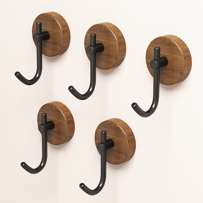 4/1pcs Wall Wood Hook Self-adh - Robe Hook Adhesive recensie en prijs