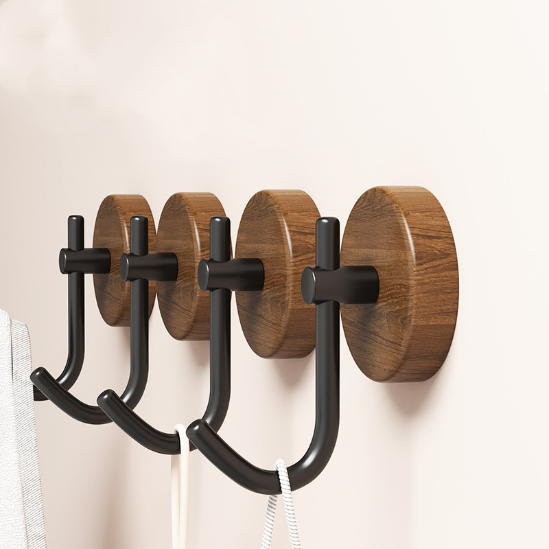 4/1pcs Wall Wood Hook Self-adh - Robe Hook Adhesive recensie en prijs