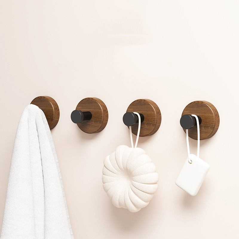4/1pcs Wall Wood Hook Self-adh - Robe Hook Adhesive recensie en prijs