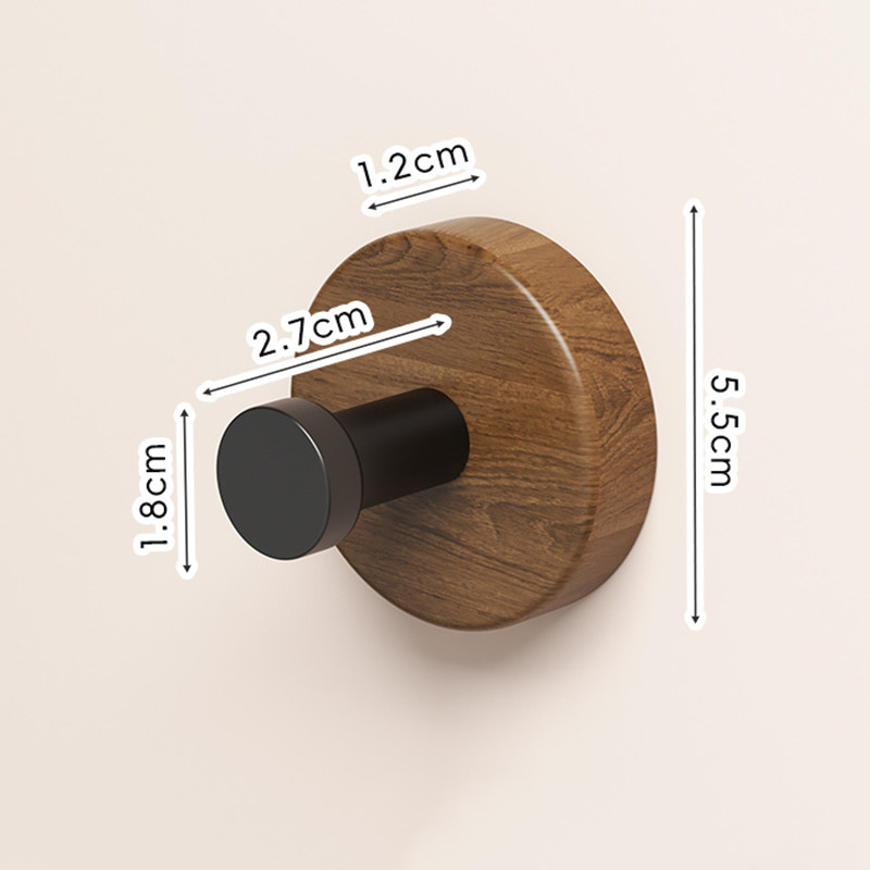 4/1pcs Wall Wood Hook Self-adh - Robe Hook Adhesive recensie en prijs