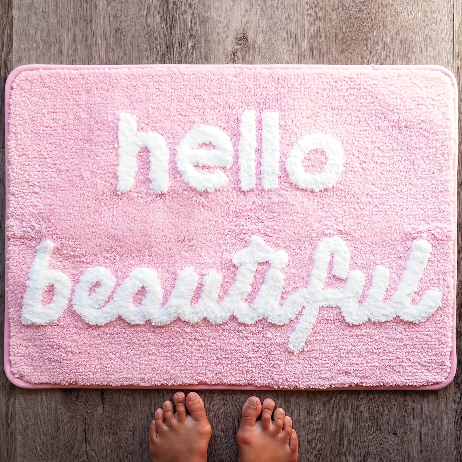 1pc, Hello Beautiful Non-slip  - Home Goods Bathroom Decor recensie en prijs