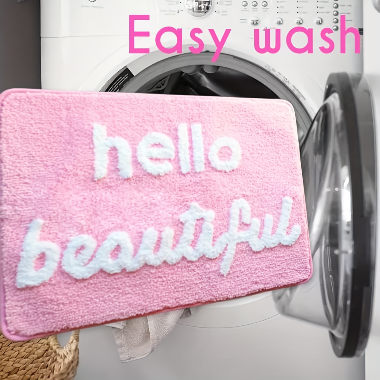 1pc, Hello Beautiful Non-slip  - Home Goods Bathroom Decor recensie en prijs