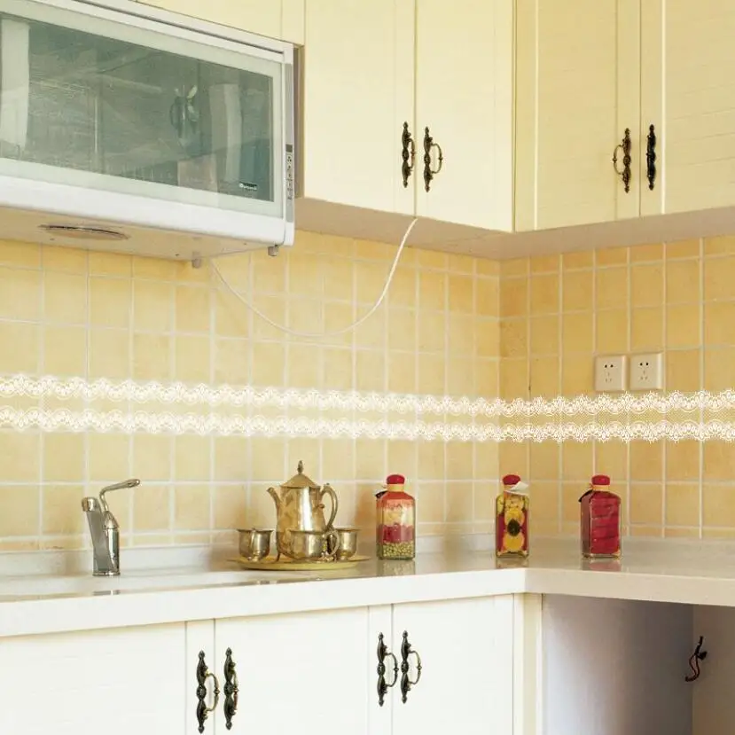Sweet Lace Design Wallpaper Bo - Home Bathroom Door recensie en prijs