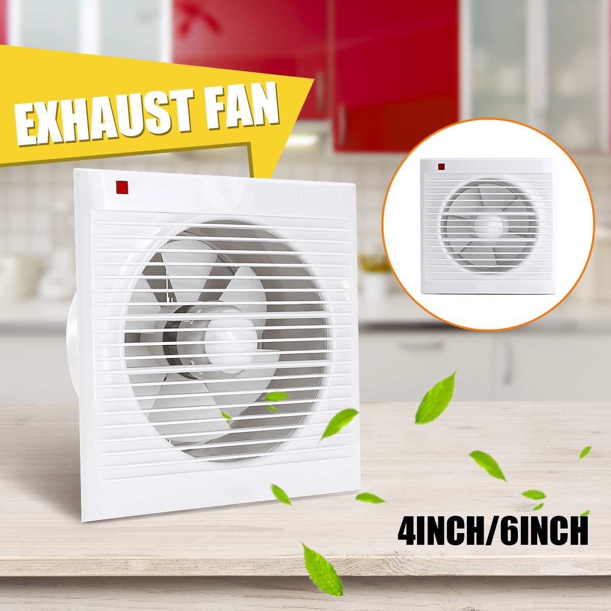 4 Inch 6 Inch 8 Inch 220V Mute - Home Bathroom Vent recensie en prijs