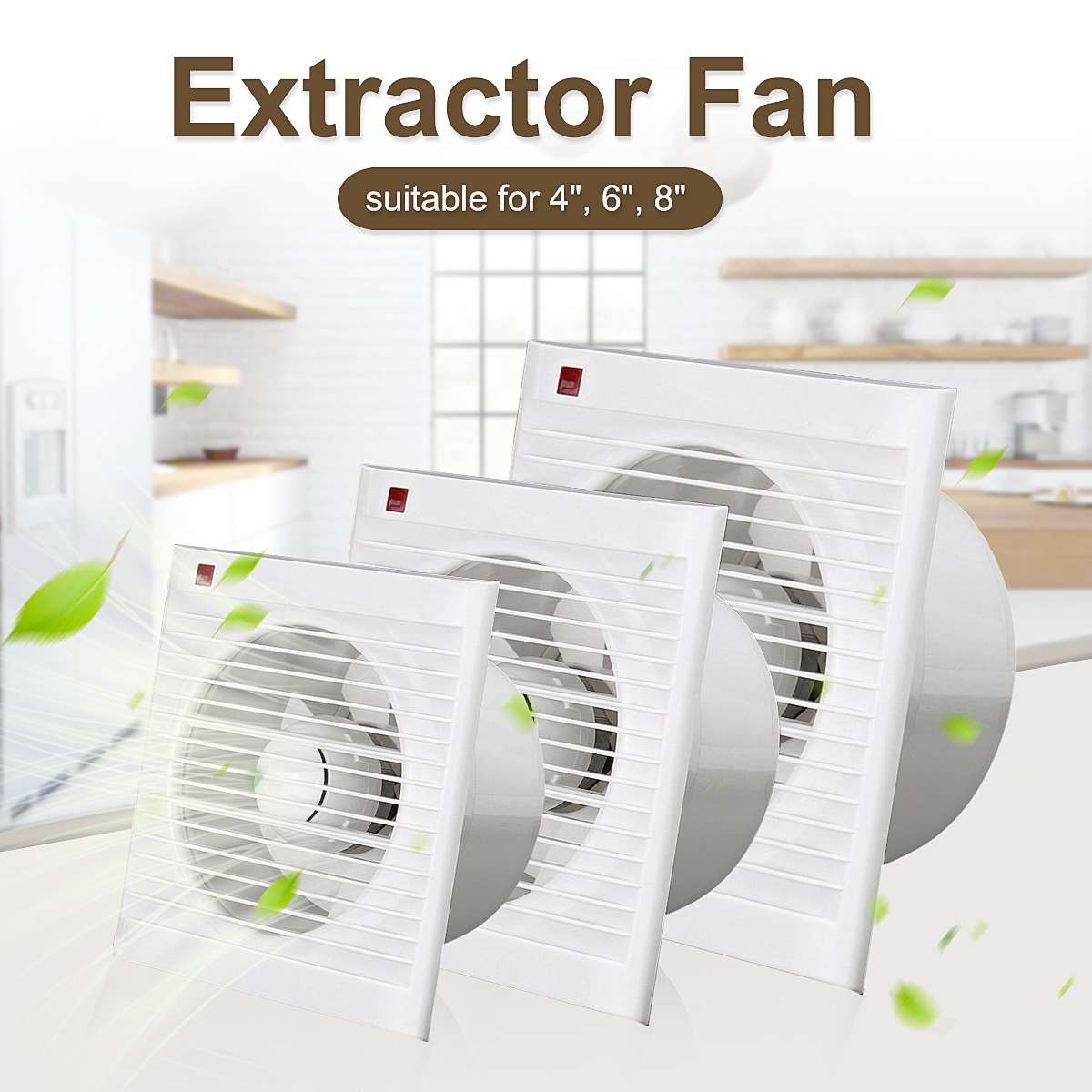 4 Inch 6 Inch 8 Inch 220V Mute - Home Bathroom Vent recensie en prijs