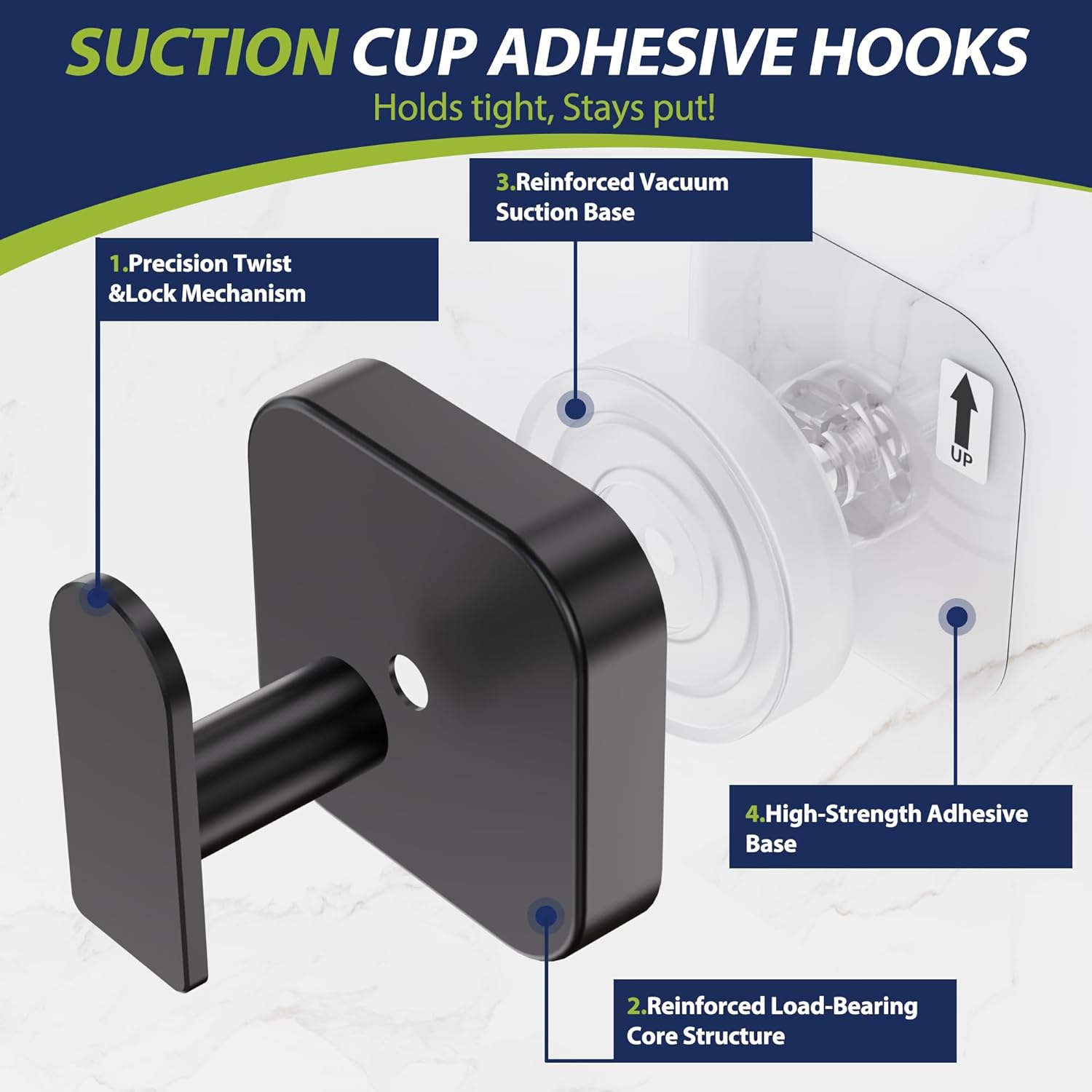 Suction Cup Hooks for Shower,  - Robe Hook Adhesive recensie en prijs