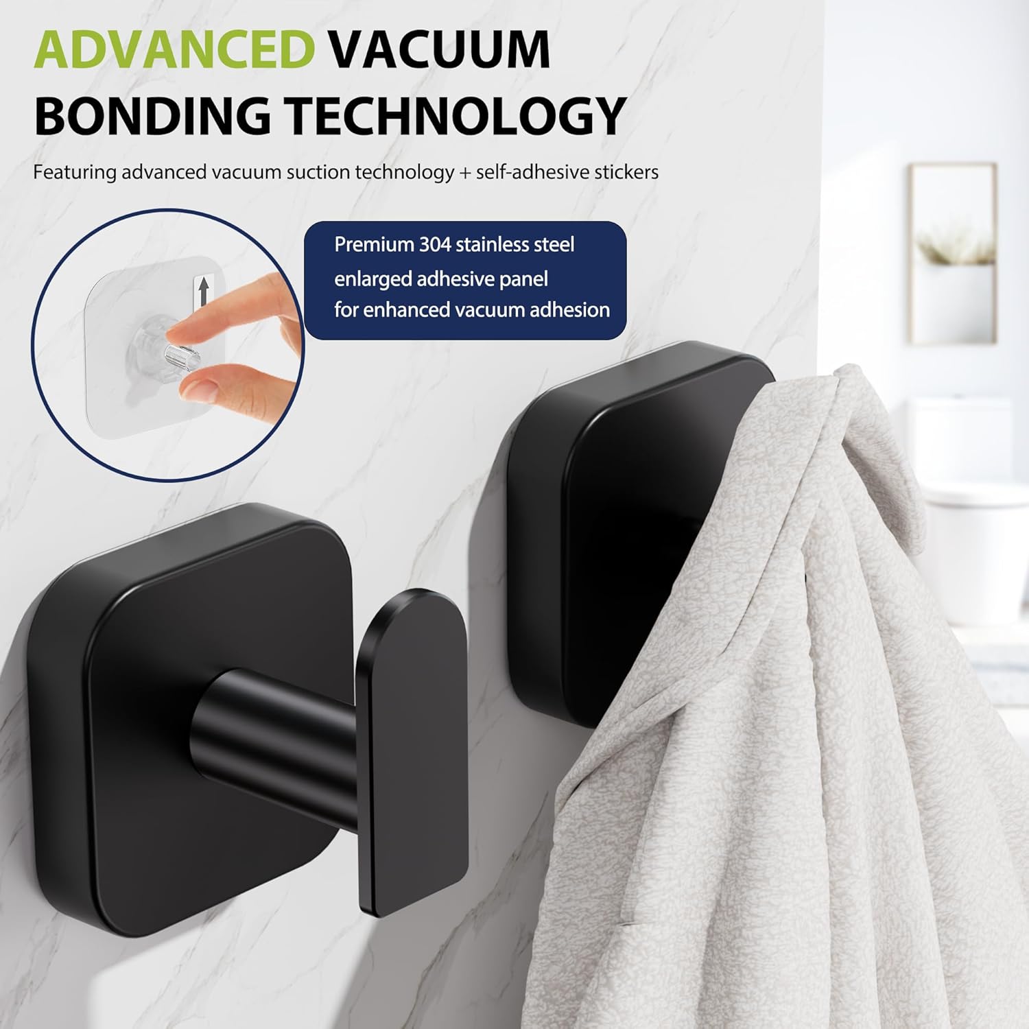 Suction Cup Hooks for Shower,  - Robe Hook Adhesive recensie en prijs