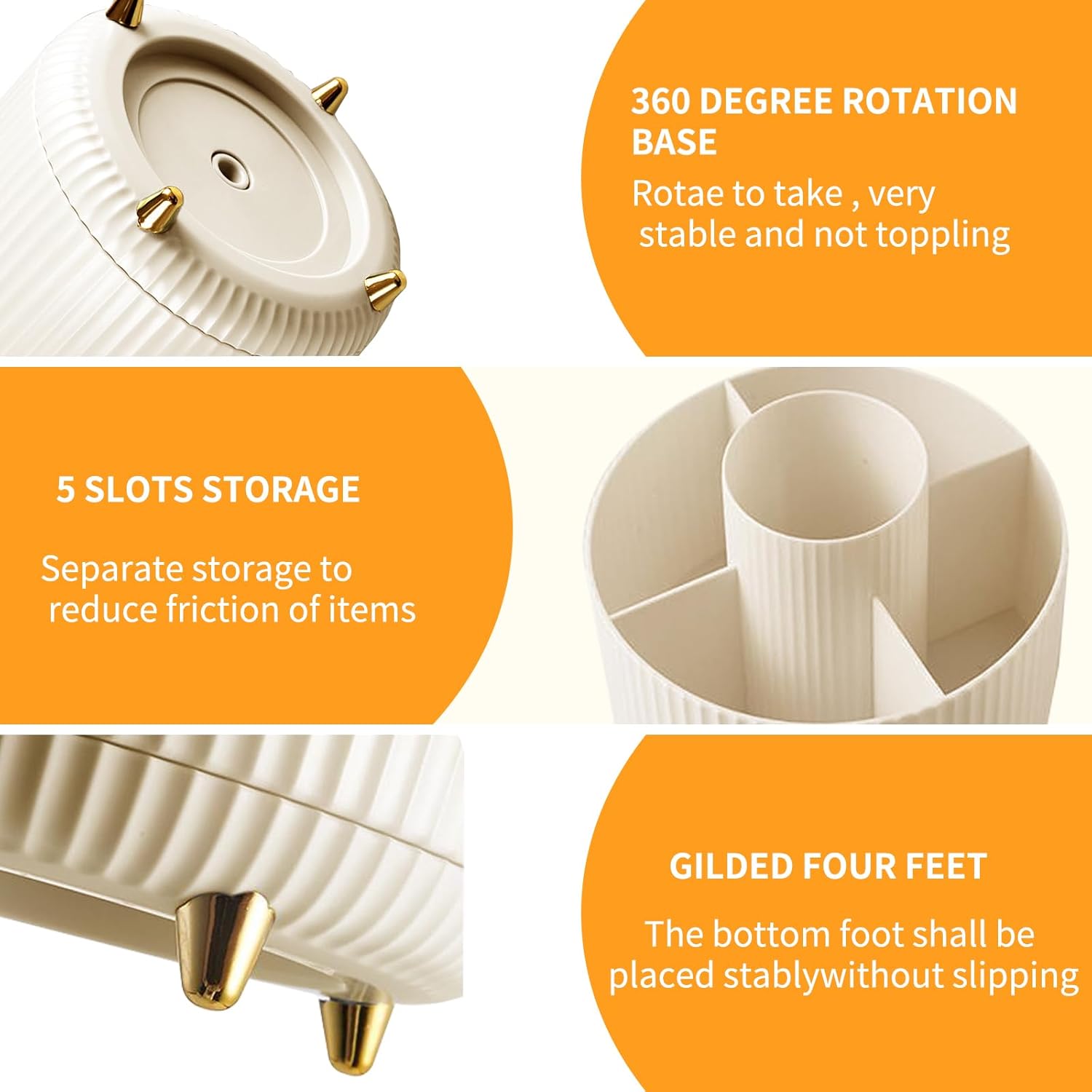 360° Rotating Makeup Cosmetic  - Home Goods Bathroom Storage recensie en prijs